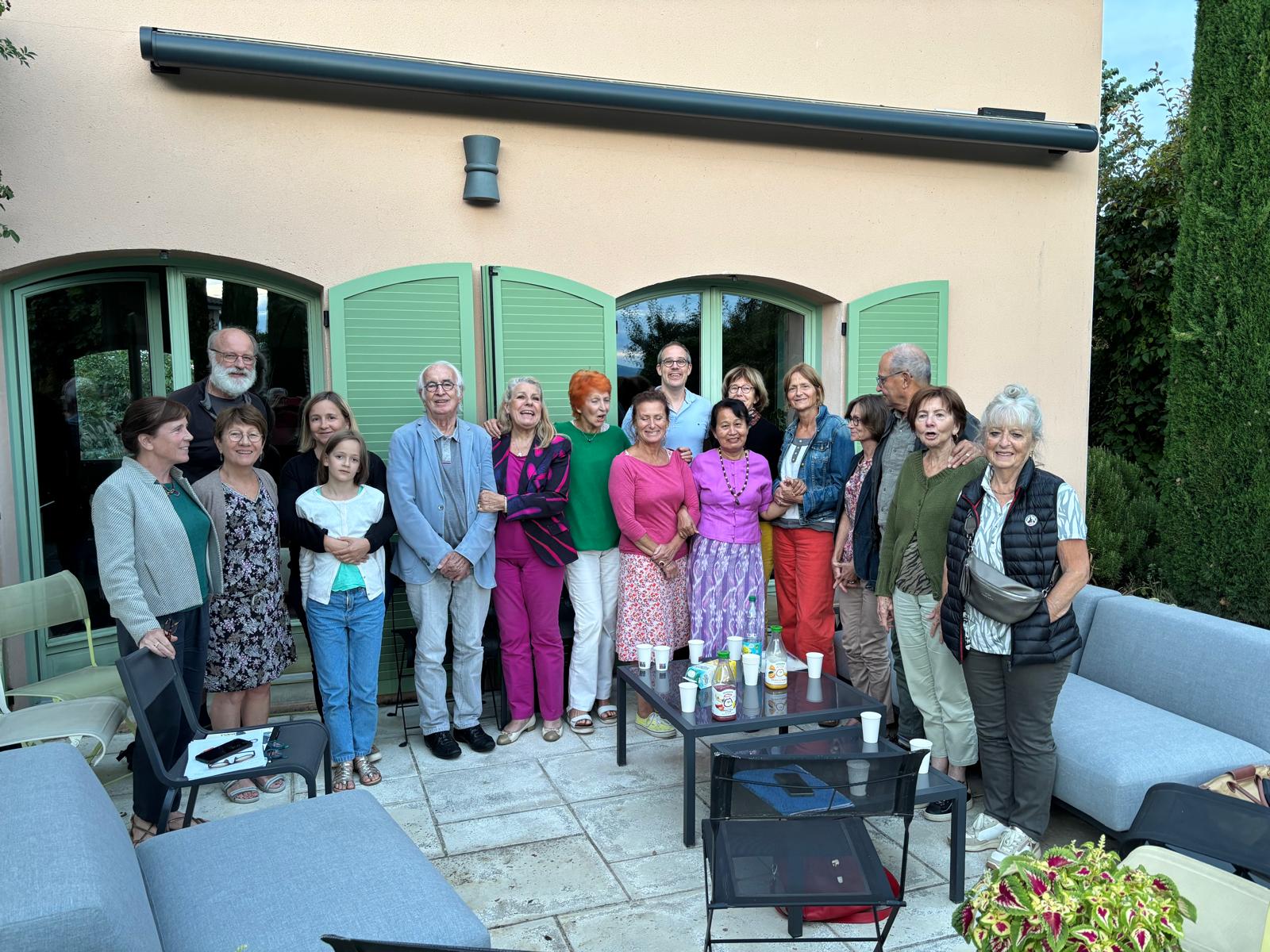 Visite de Thithi en France.
